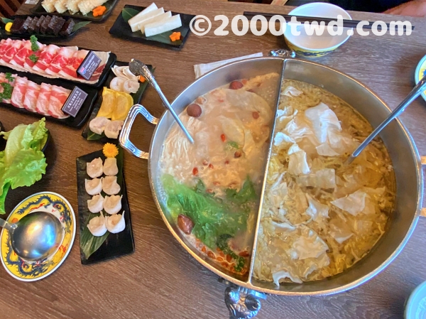 台北・問鼎 皇上吉祥の火鍋ランチ