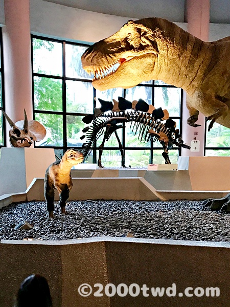 国立自然科学博物館の恐竜ロボット