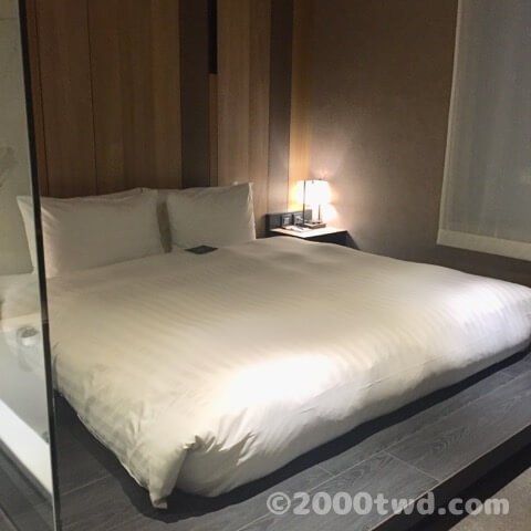 ホテルイースト台北の日式ベッド