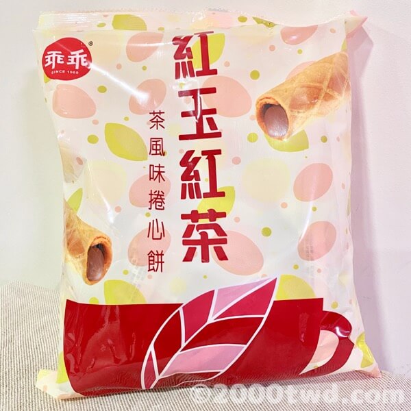 孔雀捲心餅の台湾茶ワッフルロール・紅玉紅茶味