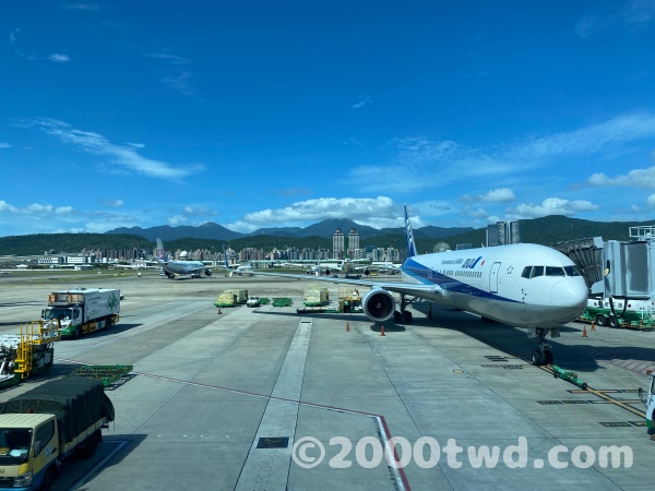 2021年10月の台北松山空港