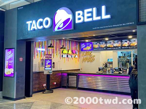 Taco BellのKLIA内店舗