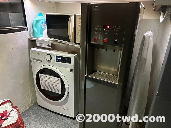 洗濯機、電子レンジ、給水機