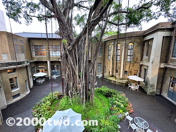 台南市美術館1館の中庭